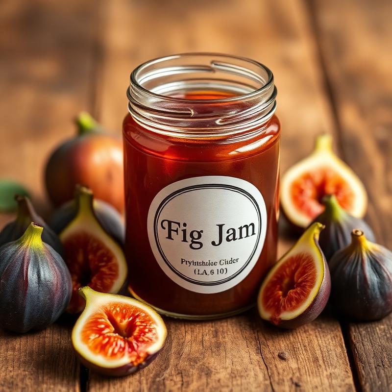 Honey Fig jam jar